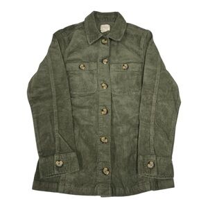 NWT St. John’s Bay Corduroy Shirt Jacket Shacket Size S
